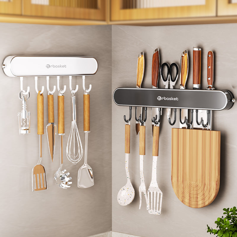 Maximize Your Kitchen Space with the Multi-Functional Wall-Mounted Kitchen Knife Organizer