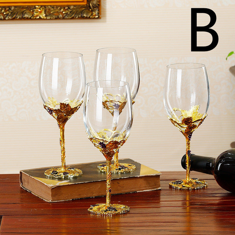 Creative Enamel Crystal Drinking Glass: Elevate Your Drinking Experience